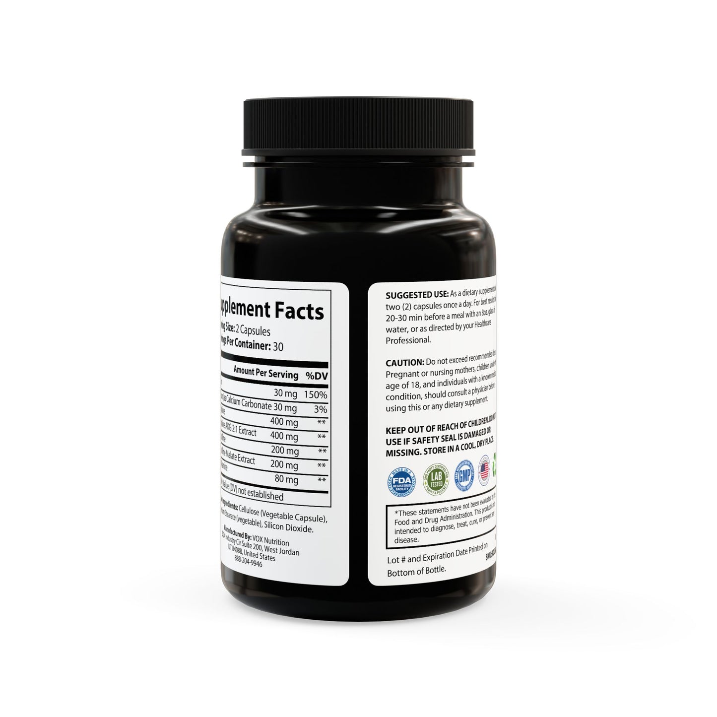 Nitro Boost L-Arginine Supplement (60 Capsules)