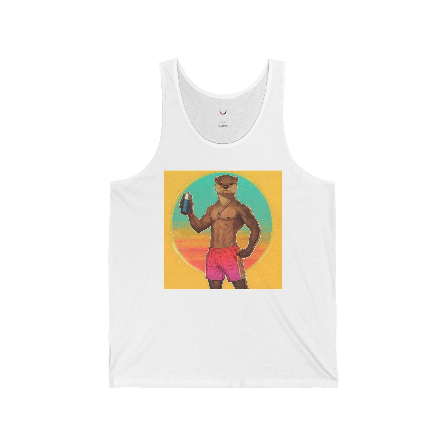 Otter James Prismatic Life Tropical Vibes Unisex Jersey Tank - Summer Beachwear