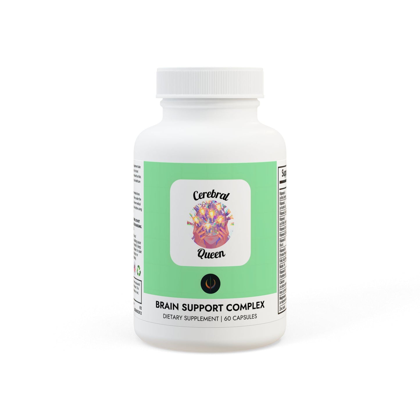 Cerebral Queen Brain Support Complex Supplement (60 Capsules)