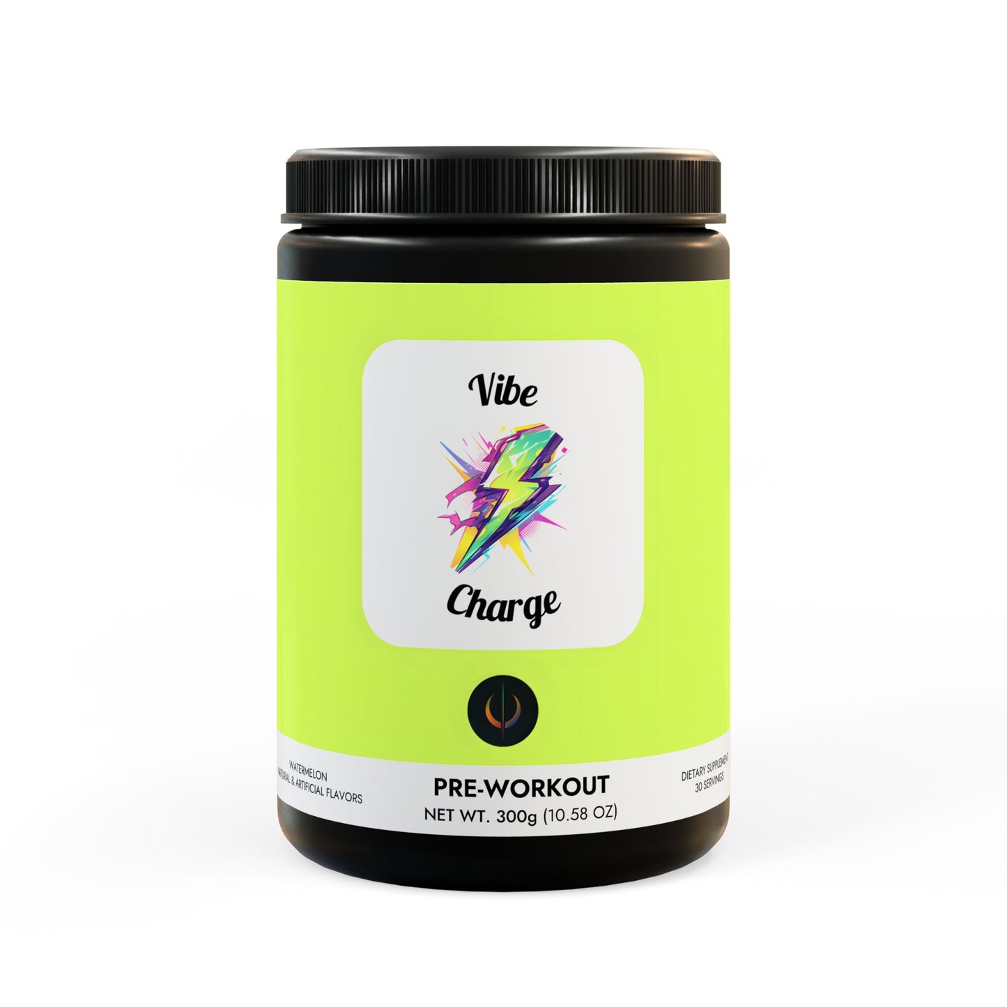 Vibe Charge Pre-Workout Supplement, Watermelon (300g, 10.58oz)